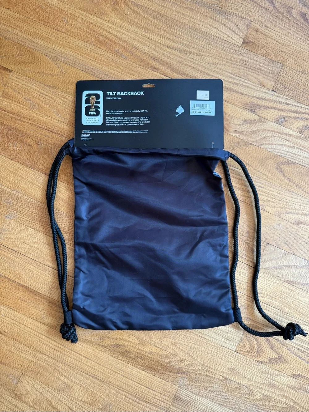 Official FIFA World Cup 2026 Los Angeles Host City Drawstring Bag NWT Licensed